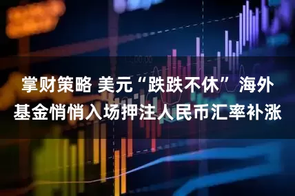 掌财策略 美元“跌跌不休” 海外基金悄悄入场押注人民币汇率补涨