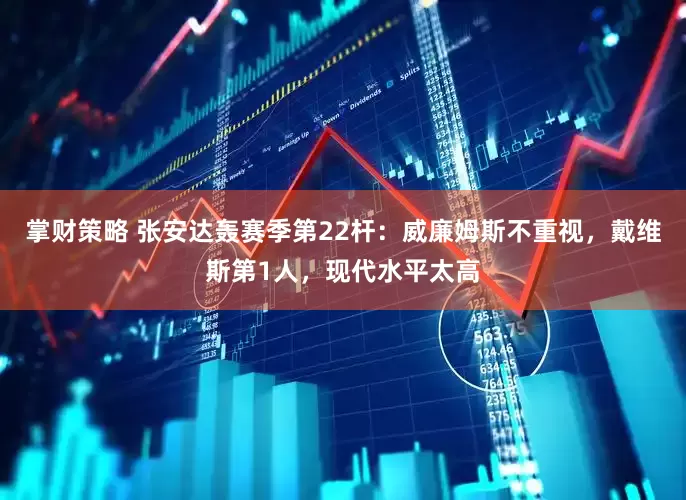 掌财策略 张安达轰赛季第22杆：威廉姆斯不重视，戴维斯第1人，现代水平太高